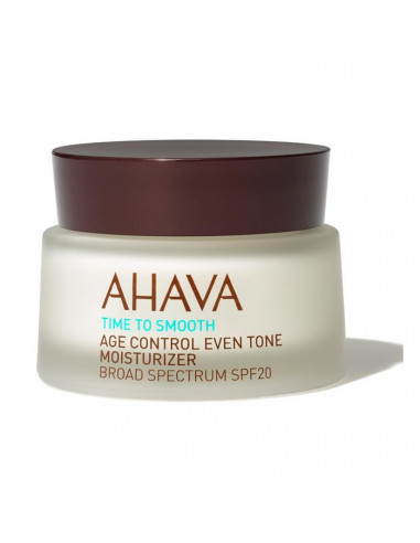 Ahava Time To Smooth Soin Hydratant Anti Age Teint Parfait Spf20 50ml Ahava Time To Smooth Soin Hydratant Anti Age Teint Parfait Spf20 50ml