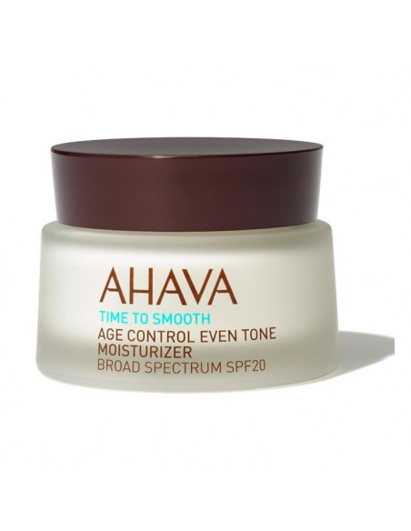Ahava Time To Smooth Soin Hydratant Anti Age Teint Parfait Spf20 50ml