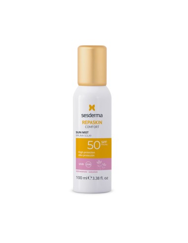 Sesderma Repaskin Confort Brume Solaire Spf50 Géranium 100ml Sesderma Repaskin Confort Brume Solaire Spf50 Géranium 100ml