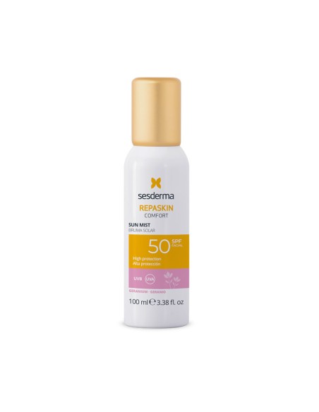 Sesderma Repaskin Confort Brume Solaire Spf50 Géranium 100ml