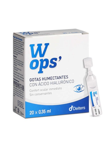 Deiters Wops gouttes hydratantes dose unique 20 unités