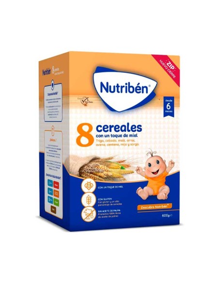 Nutribén 8 Céréales au Miel 600g