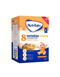 Nutribén 8 Céréales et Miel 4 Fruits 600g