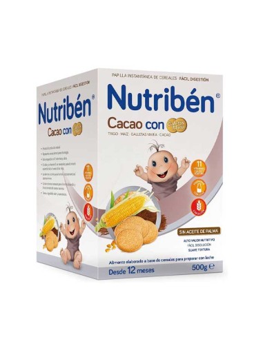 Nutribén Cacao aux Biscuits Maria 500g Nutribén Cacao aux Biscuits Maria 500g
