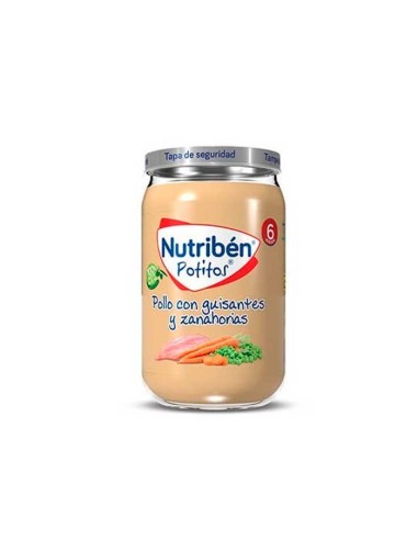 Nutribén Poulet aux Petits Pois et aux Carottes 235g