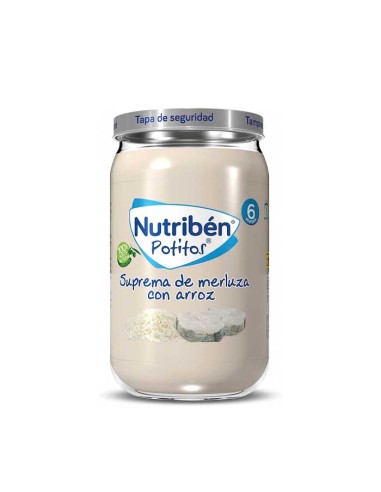 Nutribén Potito Suprema Merlu et Riz 235g Nutribén Potito Suprema Merlu et Riz 235g
