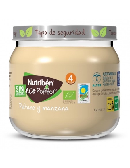 Nutriben Ecopotito Banane Pomme 120g