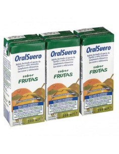 Bioral Casen Oralsuero Fruit Brik 200ml Paquet 3 Unités