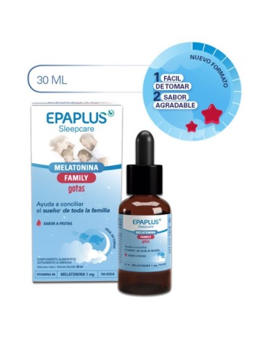 Epaplus Sleep Gouttes De Mélatonine Family 30ml Epaplus Sleep Gouttes De Mélatonine Family 30ml
