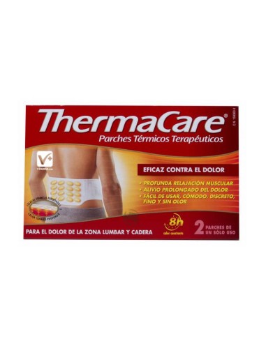 Thermacare Patch Auto Chauffant Bas Du Dos Et Hanches 2 Unités