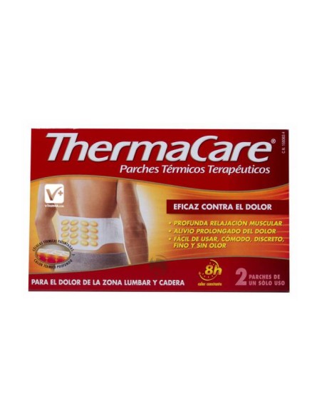 Thermacare Patch Auto Chauffant Bas Du Dos Et Hanches 2 Unités