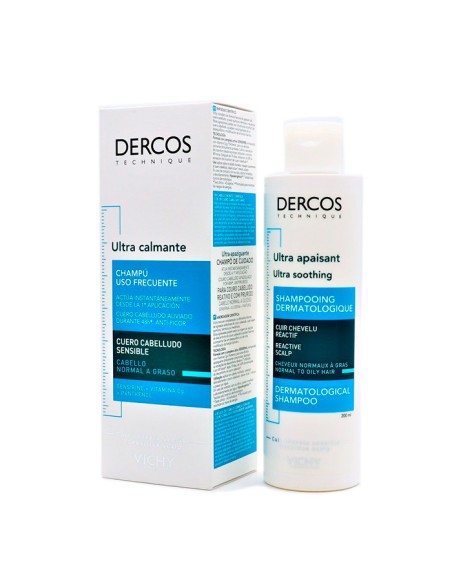 Vichy Dercos Shampooing Ultra Apaisant 200ml