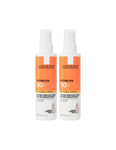 La Roche Posay Anthelios Invisible Spray Spf50 + 2x200ml La Roche Posay Anthelios Invisible Spray Spf50 + 2x200ml