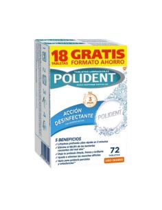 Polident Comprimés De Nettoyage 72 Unités