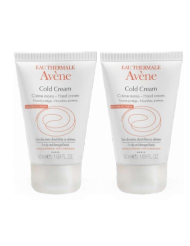 Avene Pack Cold Cream Crème Mains 2x50ml Avene Pack Cold Cream Crème Mains 2x50ml