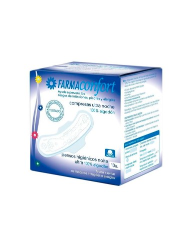 Farmaconfort Wings Night Pads 10U Farmaconfort Wings Night Pads 10U