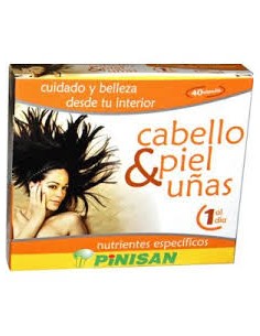 Pinisan Cabello Piel Uñas 40 Caps