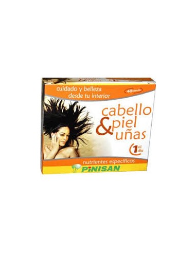 Pinisan Cabello Piel Uñas 40 Caps