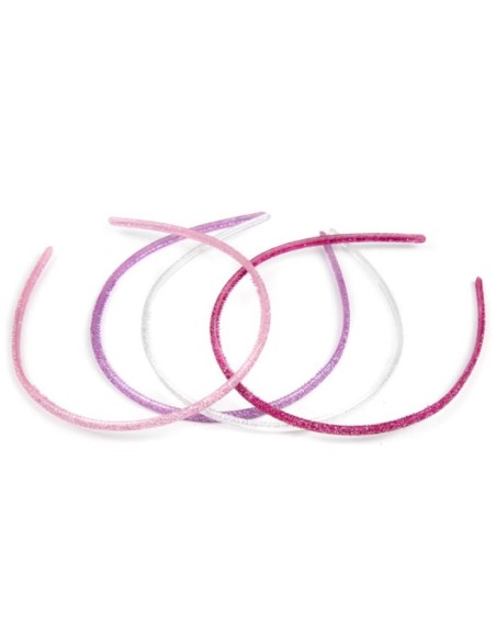Inca Fine Headbands With Glitter 4 Units
