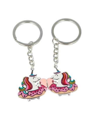 Inca Unicorn Keychains With Magnet BFF 2 Units
