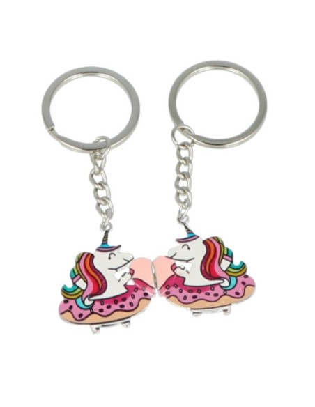 Inca Unicorn Keychains With Magnet BFF 2 Units