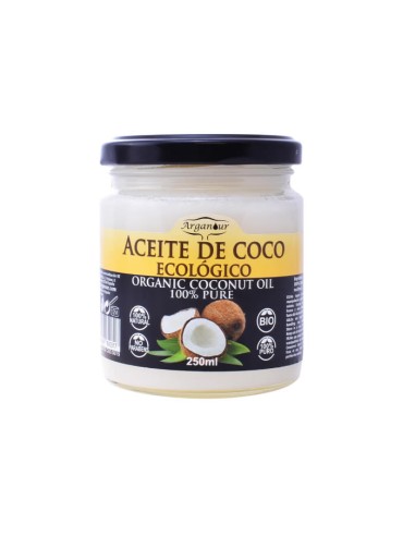 Arganour Huile De Coco Organique 250ml Arganour Huile De Coco Organique 250ml