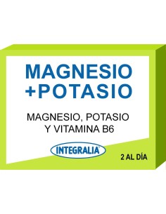 Integralia Magnesio Potasio Vitamina B6 60 Caps