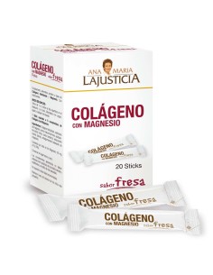Ana María Lajusticia Colageno Con Magnesio Sabor Fresa 20stick 4g