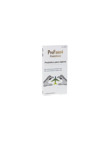 Profaes4 Probiotique Pour Les Voyageurs 14 Capsules De 633mg
