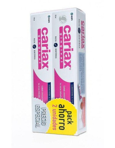 Kin Pasta Cariax Gingival 125ml Pack 2 Units