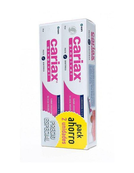 Kin Pasta Cariax Gingival 125ml Pack 2 Units