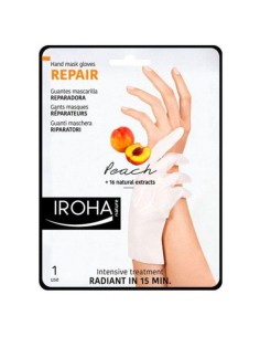 Iroha Nature Peach Hand y Nail Mask Gloves Repair