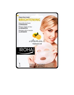 Iroha Nature Teint Lumineux Masque Visage En Tissu Vitamine C 1 Unité