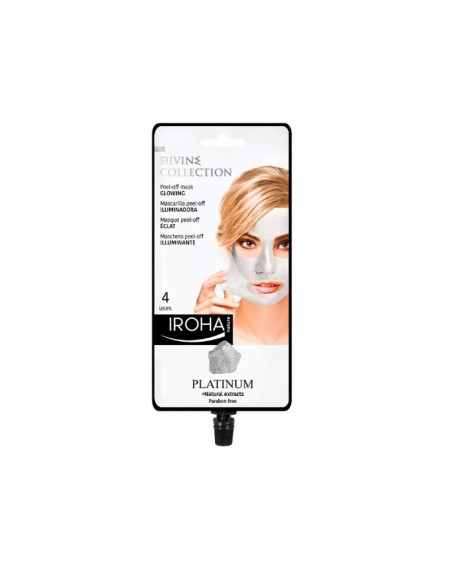 Iroha Nature Platinum Masque Peel Off Éclat 4 Utilisations