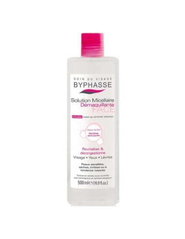 Byphasse Solution Micelaire Démaquillante Peaux Sensibles 500ml Byphasse Solution Micelaire Démaquillante Peaux Sensibles 500ml