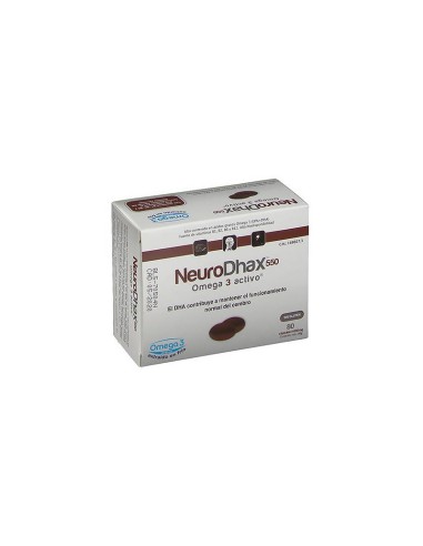 Epadhax Neurodhax Omega 3 550mg 80 Cápsulas Epadhax Neurodhax Omega 3 550mg 80 Cápsulas