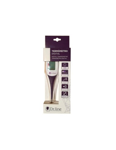Dr. Line Thermomètre Numérique Pointe Flexible 1U Dr. Line Thermomètre Numérique Pointe Flexible 1U