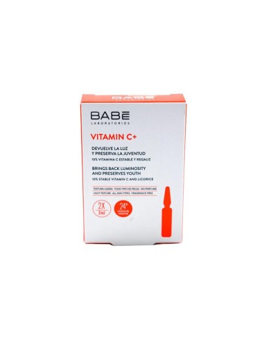 Babe Vitamine C Ampoules 2 Unités X 2ml Babe Vitamine C Ampoules 2 Unités X 2ml