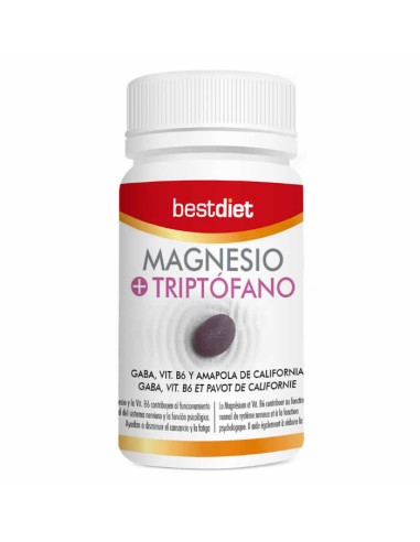 Best Diet Magnesio+Triptófano 30Caps Best Diet Magnesio+Triptófano 30Caps