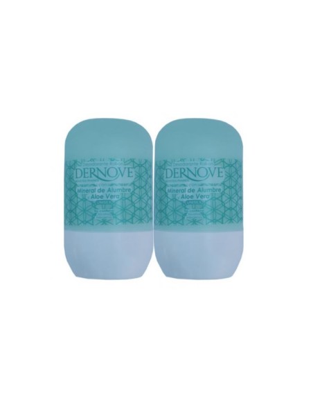 Déodorant minéral de Dernove Alumbre 120g Ensemble 2 Pièces