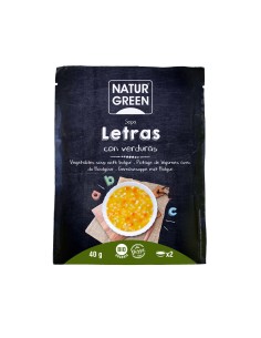 Naturgreen Sopa Letras Verduras 40g