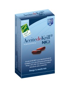 100%natura Aceite De Krill Nko 40 Cap De 500 Mg