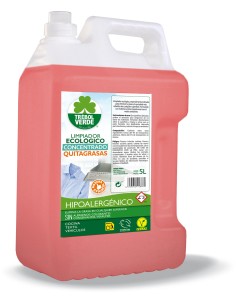 Trébol Verde Limpiador Quitagrasas Ecologico 5 L