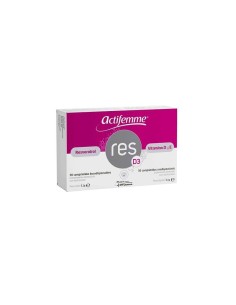 Actifemme Resveratrol RESD3 | Vitamine D 30 Comprimés