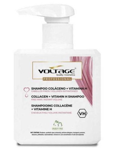 Voltage Cosmetics Colágeno Vitamina H Champú 500ml Voltage Cosmetics Colágeno Vitamina H Champú 500ml
