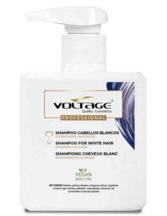 Voltage Cosmetics Therapy Ultra Violet Cabellos Blancos 2 En 1 Champú