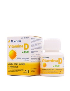 Bluecube Vitamine D 2000 60 Capsules