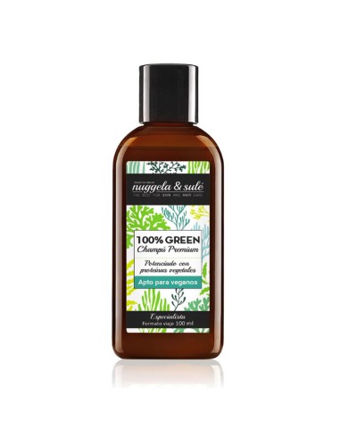 Nuggela & Sulé 100% Shampooing Green Convient végétaliens 100ml Nuggela & Sulé 100% Shampooing Green Convient végétaliens 100ml