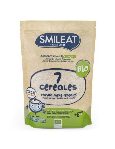 Smileat Papilla 7 Cereales Bio 200g