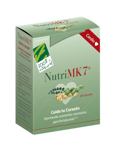 100%natura Nutrimk7 Cardio 60 Perlas 100%natura Nutrimk7 Cardio 60 Perlas